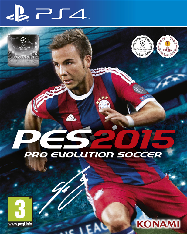 PES 2015 PlayStation 4 Matio Götze capa