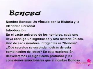 significado del nombre Bonosa