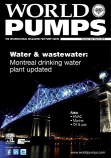 World Pumps. The international magazine for pump users 622 - March 2019 | ISSN 0262-1762 | TRUE PDF | Mensile | Professionisti | Tecnologia | Meccanica | Oleodinamica | Pompe
For 60 years, World Pumps has been the world's leading pump magazine, keeping the pump industry and its customers informed about all the technical and commercial developments in their industry.