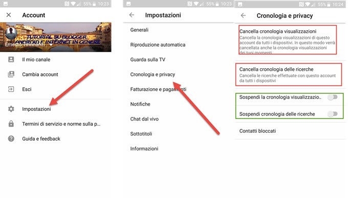 impostazioni-cronologia-youtube