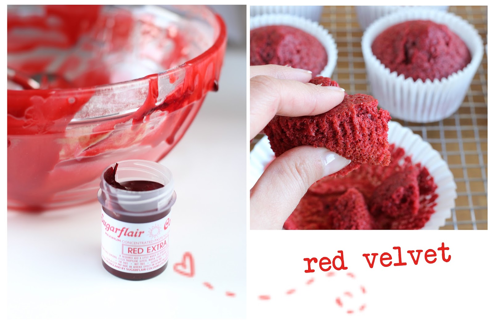 La guinda del pastel: Red Velvet cupcakes