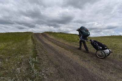 Sonya Richmond on Trans Canada Trail Manitoba.