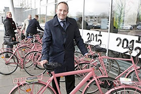 Martin Lidegaard, Denmark's energy and climate minister, a keen cyclist.