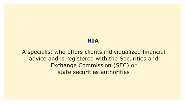 A specialist who offers clients individualized financial advice and is registered with the Securities and Exchange Commission (SEC).