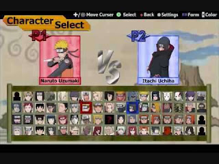 Naruto Clash Of Ninja ISO PSP