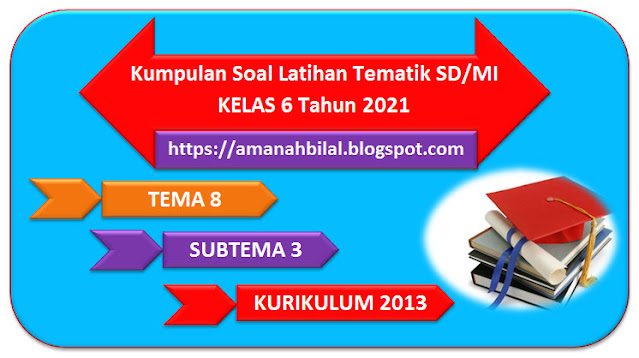 Kumpulan Soal Tema 7 Kelas 6 SD/MI Subtema 3 Terbaru Tahun 2021 Lengkap Dengan Kunci Jawaban!