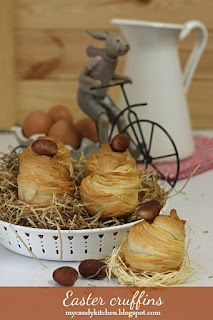 Великденски кръфини / Easter cruffins