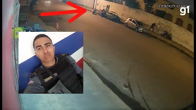 VÍDEO: Cabo da Polícia Militar do Maranhão é assassinado durante assalto em São Luís