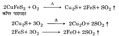 Solutions Class 12 रसायन विज्ञान-I Chapter-6 (तत्त्वों के निष्कर्षण के सिद्धान्त एवं प्रक्रम)