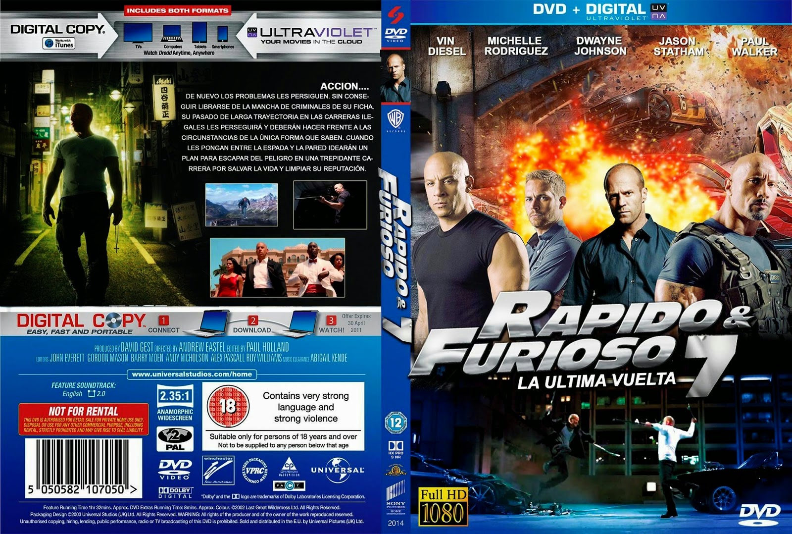 Rapido y Furioso 7 1080p HD Latino1080p MEGA ~ CrakedPC