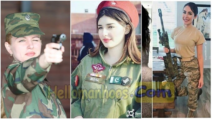 13 Most Attractive Female Armed Forces in the World 2022-23