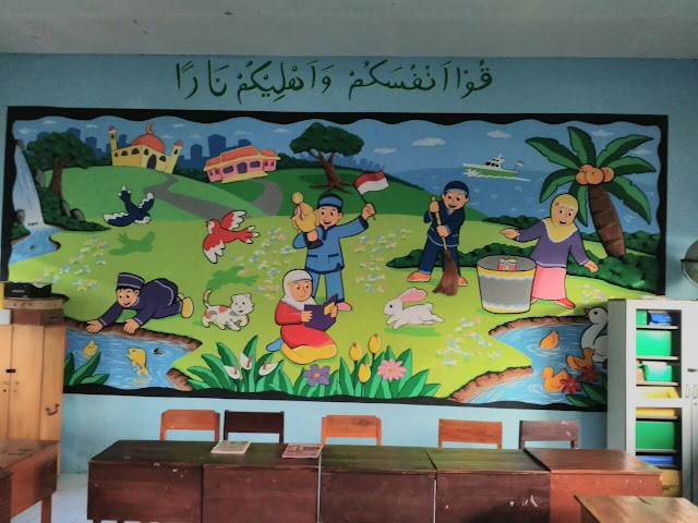 Lukisan Mural Sekolah