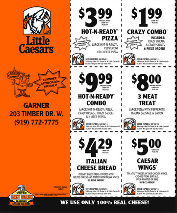 little caesars coupons 2018