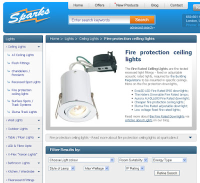 Fire protection ceiling lights and Fire Rated Lights