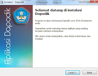 cara instal dapodik 2020