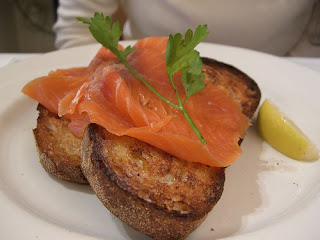 Smoked Salmon on Sourdough Toast