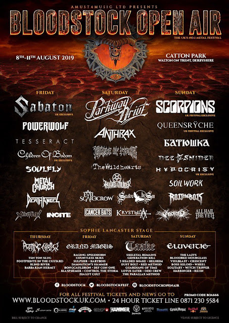 Bloodstock 2019 updated poster