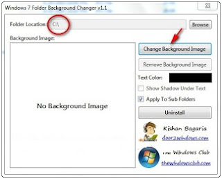 Cara mengubah gambar background folder pada explorer windows 7