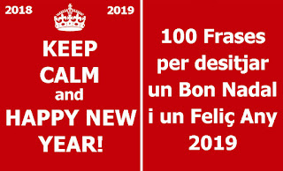 100 frases Bon Nadal i Any 2019