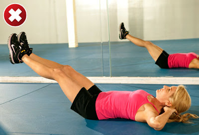 Woman Doing Leg Lift