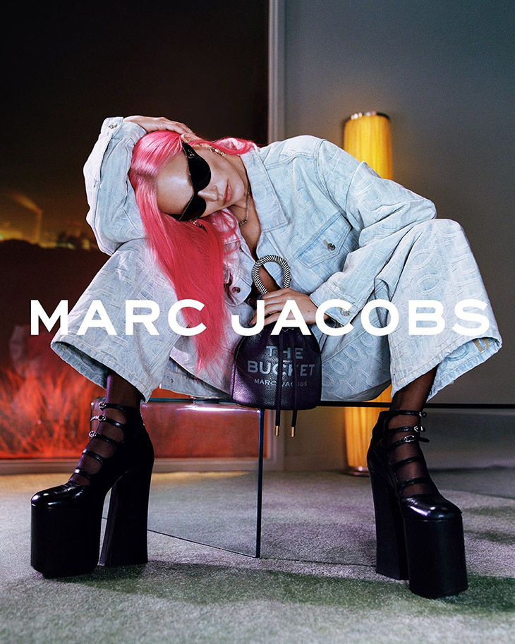 Kate Moss for Marc Jacobs Resort 2023 Campaign.