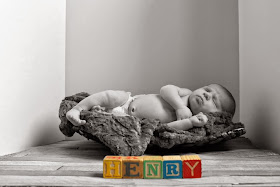 antique blocks, blocks in newborn photo