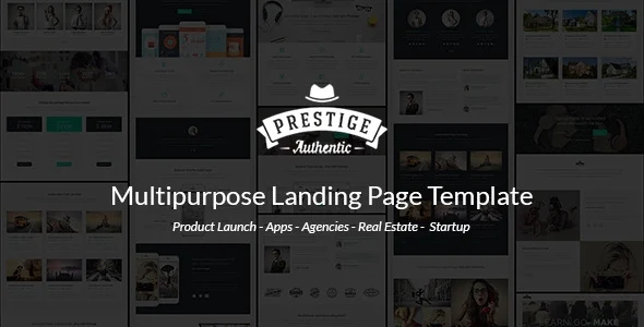 Download Prestige Multipurpose Responsive Landing Page Template