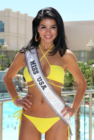 Rima Fakih in Yellow Bikini Hot Photos