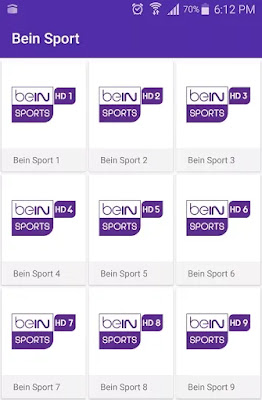 تطبيق High TV, High TV apk, مشاهده قنوات beIN SPORTS