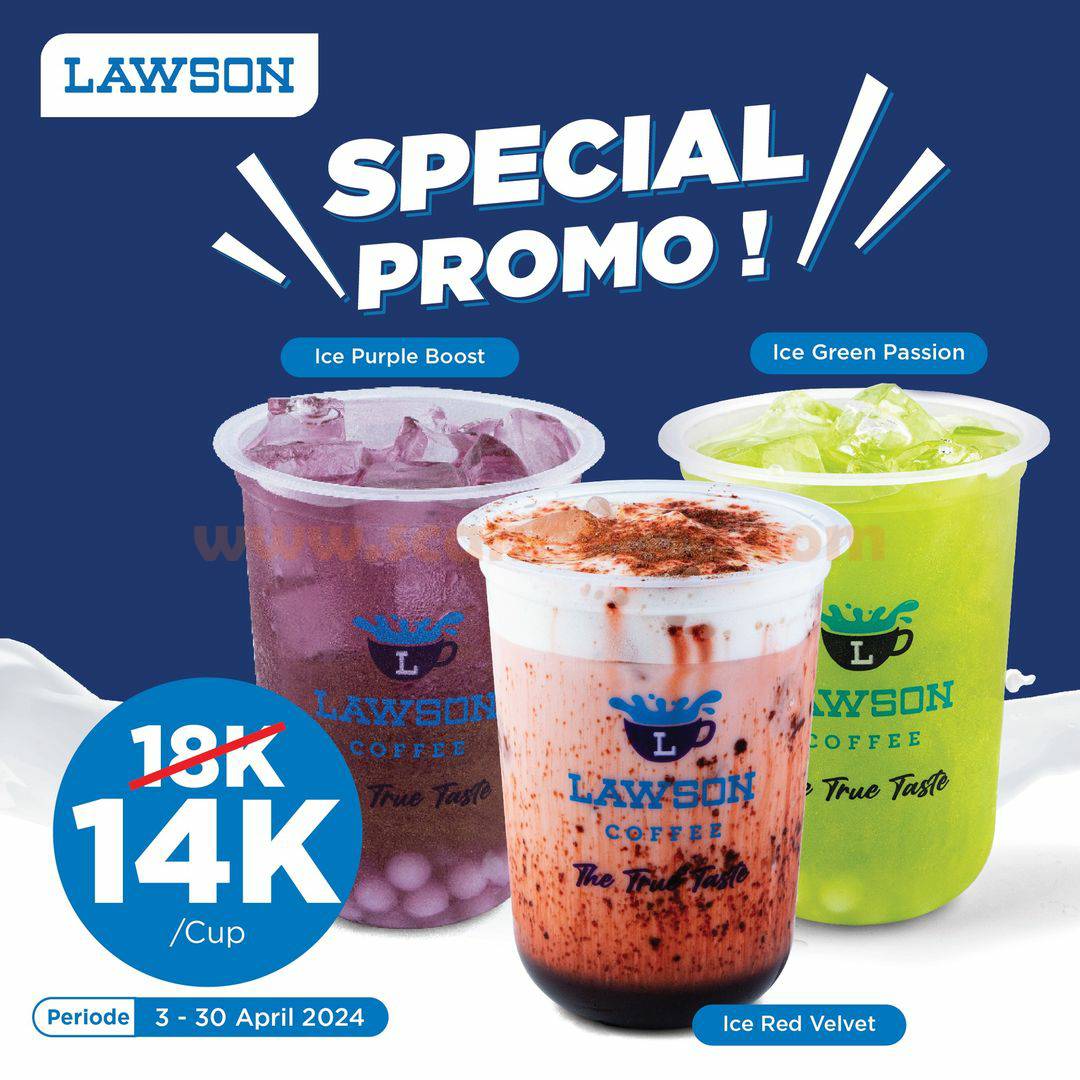 Promo Lawson Special Ice Series cuma Rp. 14Rb Per Cup