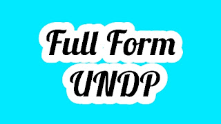 Full Form Of UNDP