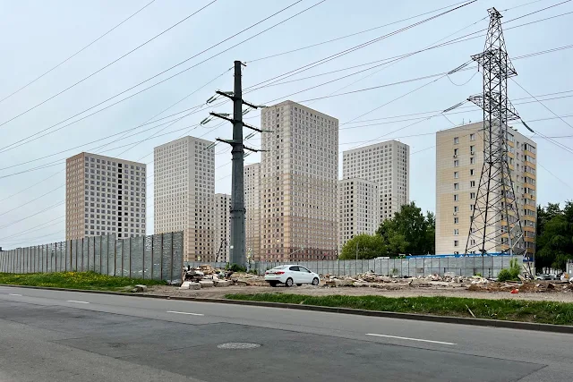 Кронштадтский бульвар, строящийся жилой комплекс «Кронштадтский 9»
