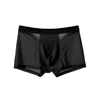 Men Boxer Briefs Ice Silk Mesh Breathable Antibacterial Man Underpants Comfortable Men's Underwear Support Wholesale And Custom Lowest price in 30 days US $1.22 -75%