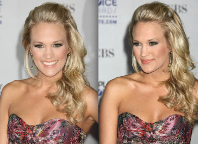 Carrie Underwood down prom hairstyles