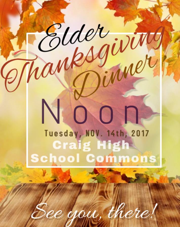 Elder Thanksgiving Dinner at CHS Tuesday Nov 14, 2017 - P ...