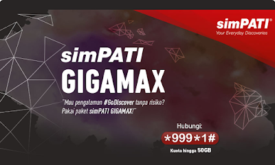 Cara Daftar Paket Internet Simpati GIGAMAX