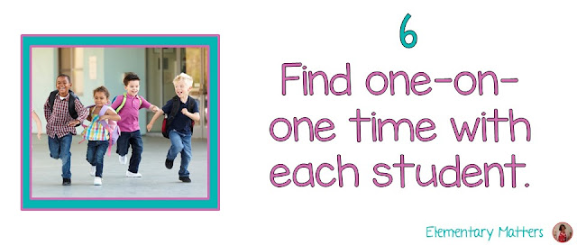 Seven Steps to a Happy Last Day of School Part 5: Find one-on-one time with every child. This post suggests how to organize the last day, and has a literacy center organization freebie!
