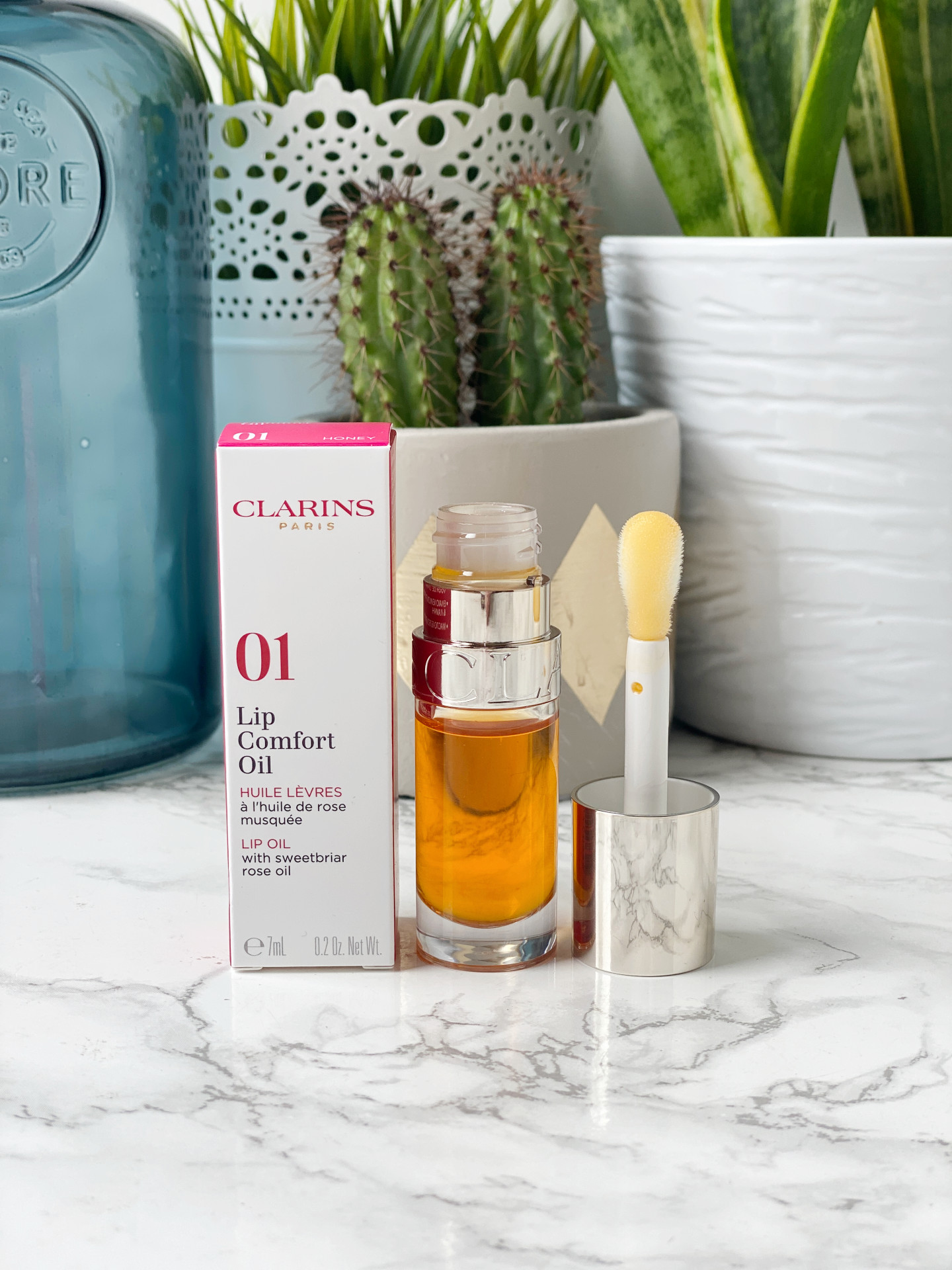 clarins lip oil honey review