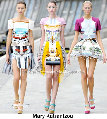 Принтове с графични елементи Mary Katrantzou 
