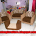 Sofa Minimalis type 2.1.1 KAIN BEBAS + Meja OVAL + Bantal