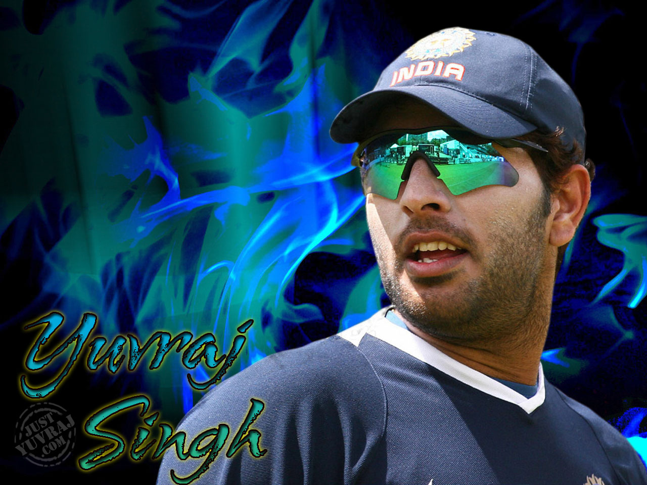 yuvraj singh is like glorious and very handsome cricketer of the world
