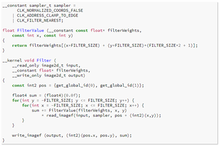 Langage de programmation OpenCL