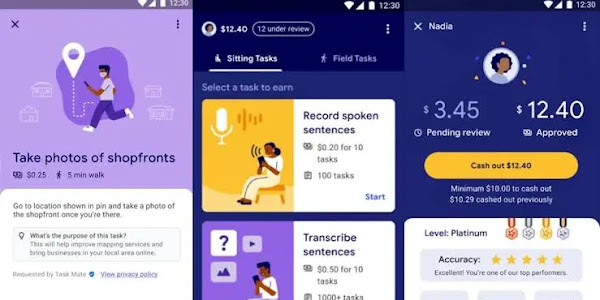 Earn with Google Task Mate Android Application