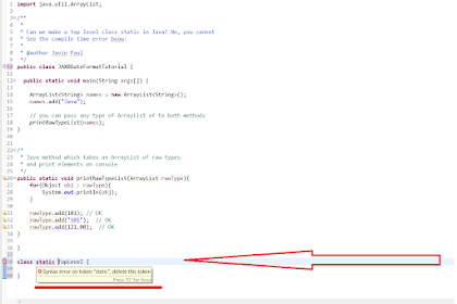 Can Y'all Brand A Class Static Inwards Java? Interview Question