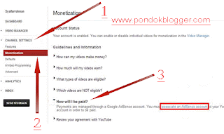 daftar google adsense youtube