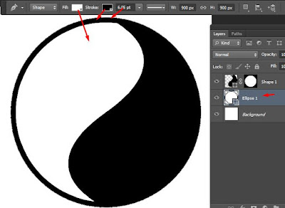 Cara Membuat Logo Yin dan Yang di Photoshop Cara Membuat Logo Yin dan Yang di Photoshop
