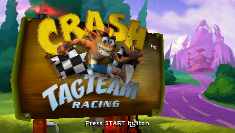 Crash Tag Team Racing PSP ISO CSO + Savedata Complete ...
