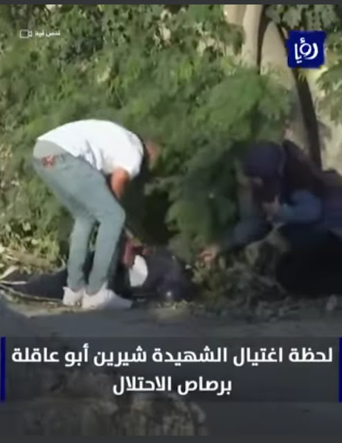 فيديو .. لحظة استشهاد الصحفية الفلسطينية شيرين ابو عاقلة shereen abu aqleh
