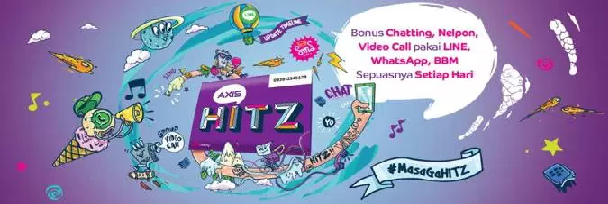 Mau Nelpon, Chating, Video Call Sepuasnya ? Pakai Axis Hitz !