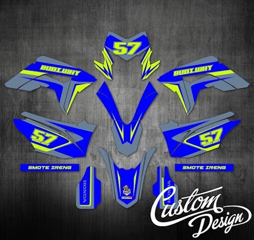 Decal Motor  KLX CRF NMAX R1 YZ #HONDA #YAMAHA #SUZUKI PREMIUM ORI 81